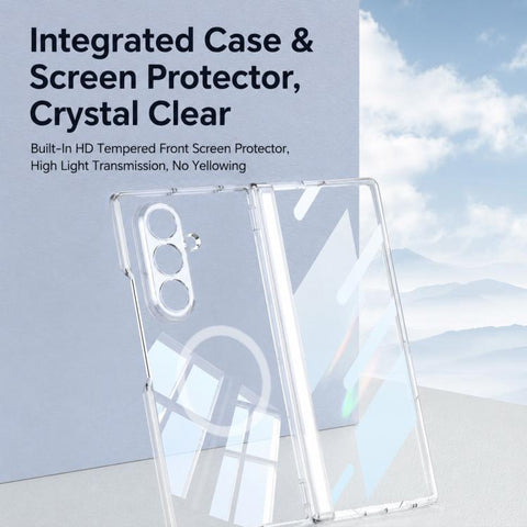 GKK Integrated Magsafe PC Magnetic Folding Hinge Phone Case, For Galaxy Z Fold8 Ultra 5G, For Samsung Galaxy Z Fold7 5G