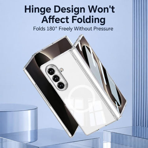 GKK Integrated Magsafe PC Magnetic Folding Hinge Phone Case, For Galaxy Z Fold8 Ultra 5G, For Samsung Galaxy Z Fold7 5G