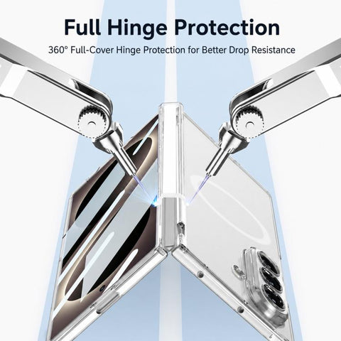 GKK Integrated Magsafe PC Magnetic Folding Hinge Phone Case, For Galaxy Z Fold8 Ultra 5G, For Samsung Galaxy Z Fold7 5G