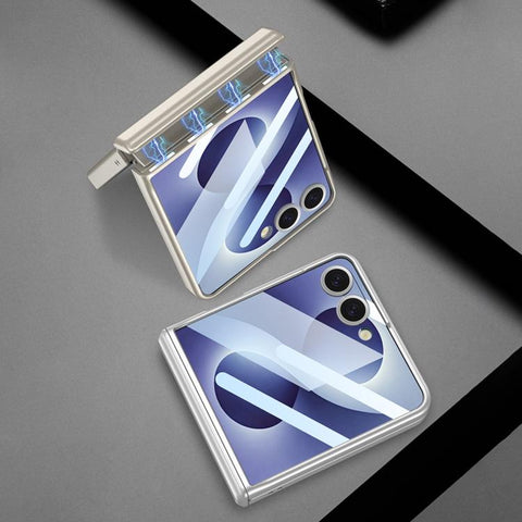 GKK Integrated MagSafe Magnetic Full Coverage Phone Case, For Galaxy Z Flip8 5G, For Samsung Galaxy Z Flip7 5G