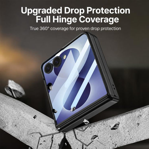 GKK Integrated MagSafe Magnetic Full Coverage Phone Case, For Galaxy Z Flip8 5G, For Samsung Galaxy Z Flip7 5G