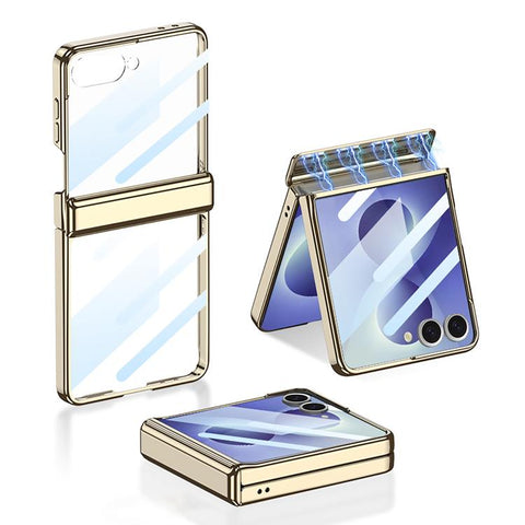 GKK Integrated Magnetic Fold Hinge Shockproof Phone Case, For Galaxy Z Flip8 5G, For Samsung Galaxy Z Flip7 5G