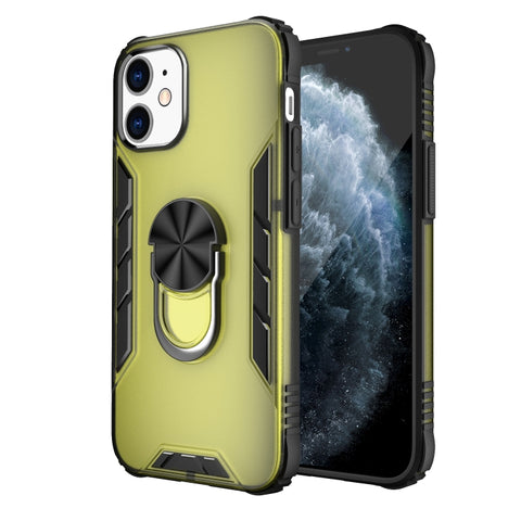 Magnetic Frosted PC + Matte TPU Shockproof Case with Ring Holder, For iPhone 12 Pro Max, For iPhone 12 / 12 Pro, For iPhone 12 mini