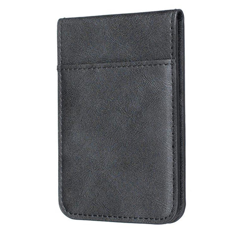 BFK26 Solid Color Magnetic Card Bag Mobile Phone Back Sticker