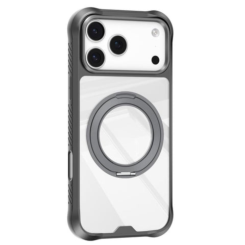 Mutural Xuan Armor Series MagSafe Magnetic Holder Phone Case, For iPhone 18 Pro / 17 Pro, For iPhone 18 Pro Max / 17 Pro Max