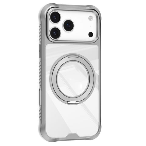 Mutural Xuan Armor Series MagSafe Magnetic Holder Phone Case, For iPhone 18 Pro / 17 Pro, For iPhone 18 Pro Max / 17 Pro Max