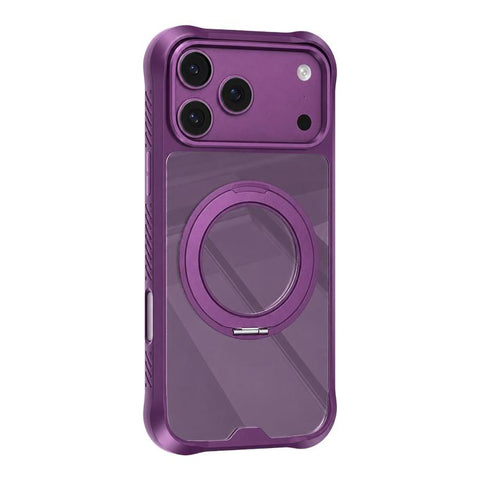 Mutural Xuan Armor Series MagSafe Magnetic Holder Phone Case, For iPhone 18 Pro / 17 Pro, For iPhone 18 Pro Max / 17 Pro Max