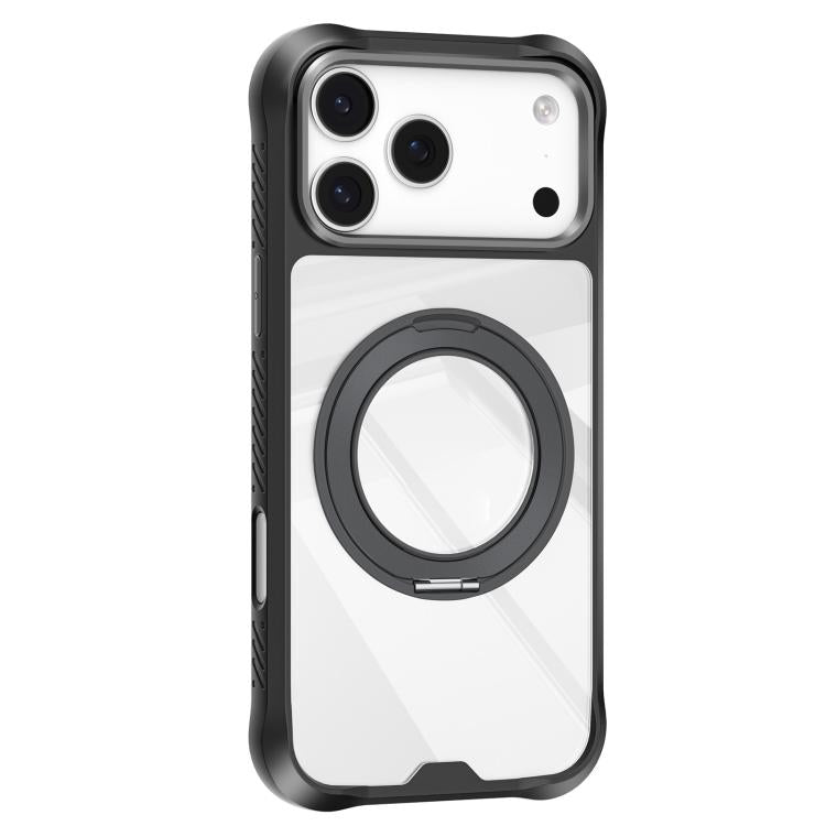 Mutural Xuan Armor Series MagSafe Magnetic Holder Phone Case, For iPhone 18 Pro / 17 Pro, For iPhone 18 Pro Max / 17 Pro Max