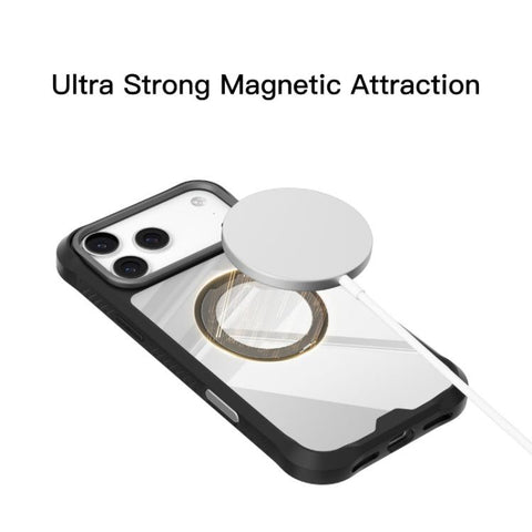 Mutural Xuan Armor Series MagSafe Magnetic Holder Phone Case, For iPhone 18 Pro / 17 Pro, For iPhone 18 Pro Max / 17 Pro Max