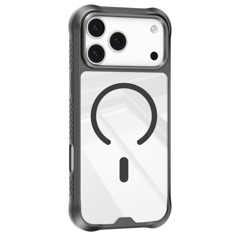 Mutural Clear Armor Series MagSafe PC Hybrid TPU Phone Case, For iPhone 18 Pro / 17 Pro, For iPhone 18 Pro Max / 17 Pro Max