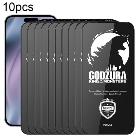 WK WTP-124 10pcs 6D Curved Ultra-Fine Edge HD Full-Screen Tempered Glass Film, For iPhone 18 Pro / 17 Pro, For iPhone 18 Pro Max / 17 Pro Max, For iPhone 16 Pro / 17, For iPhone 17 Air, For iPhone 16 Pro Max, For iPhone 16 Plus / 15 Plus               ...