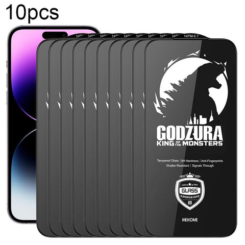 WK WTP-124 10pcs 6D Curved Ultra-Fine Edge HD Full-Screen Tempered Glass Film, For iPhone 18 Pro / 17 Pro, For iPhone 18 Pro Max / 17 Pro Max, For iPhone 16 Pro / 17, For iPhone 17 Air, For iPhone 16 Pro Max, For iPhone 16 Plus / 15 Plus               ...