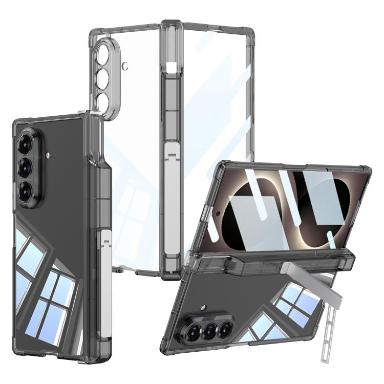 GKK Integrated Airbag Hinge Full Coverage Phone Case with Holder / Pen Box, Not Included Pen, For Galaxy Z Fold8 Ultra 5G, For Samsung Galaxy Z Fold7 5G