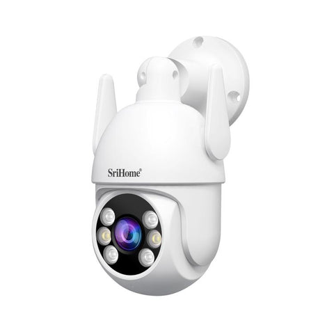 SriHome NVS009-IPC059 5MP 4-CH NVR WiFi IP Camera Kit, EU Plug, US Plug, UK Plug, AU Plug