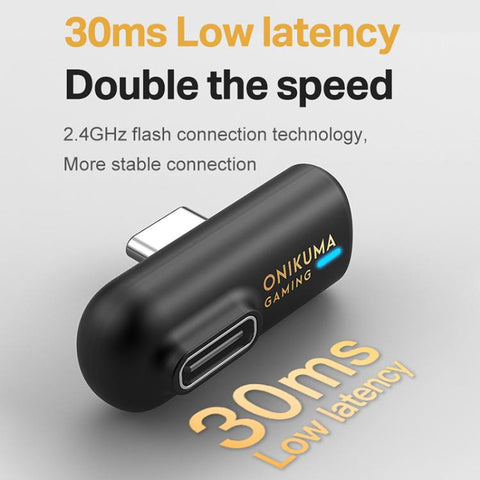 ONIKUMA TX610 Dual Mode 2.4G Receiver and Wireless Bluetooth Earphone, TX610