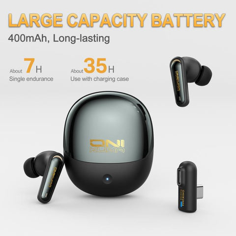 ONIKUMA TX610 Dual Mode 2.4G Receiver and Wireless Bluetooth Earphone, TX610