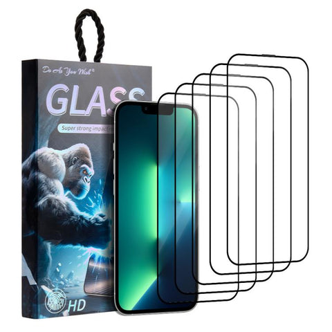 5pcs / Pack Do As You Wish Silk Screen Printed HD Tempered Glass Film, For iPhone 18 Pro / 17 Pro, For iPhone 18 Pro Max / 17 Pro Max, For iPhone 17e / 16e, For iPhone 17, For iPhone Air, For iPhone 16 Pro Max, For iPhone 16 Pro, For iPhone 16 Plus    ...