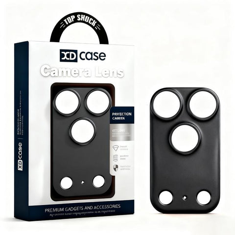 XDcase Titanium Alloy Hollow Camera Lens Protector, For iPhone 17 Pro Max, For iPhone 17 Pro
