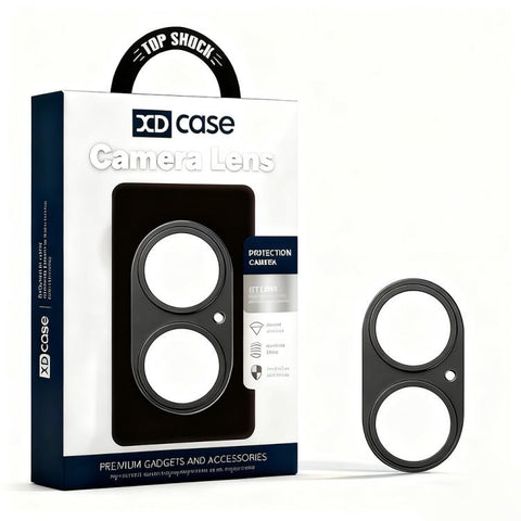 XDcase Titanium Alloy Hollow Camera Lens Protector, For iPhone 17