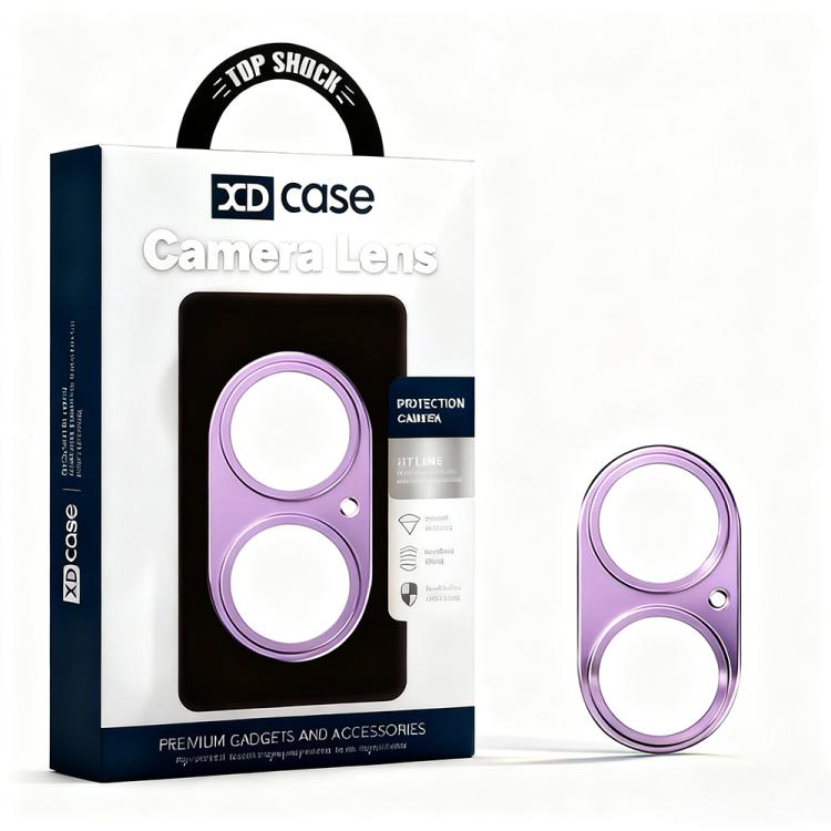 XDcase Titanium Alloy Hollow Camera Lens Protector, For iPhone 17