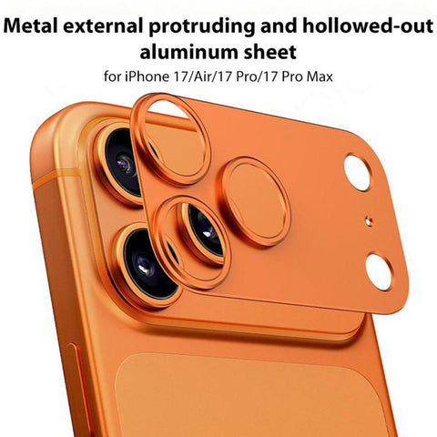 XDcase Titanium Alloy Hollow Camera Lens Protector, For iPhone 17