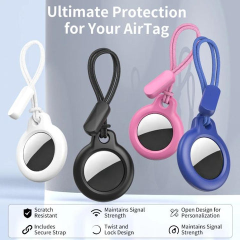 xDfind Lanyard PC Protective Cover, For AirTag 2nd Gen / AirTag 1st Gen