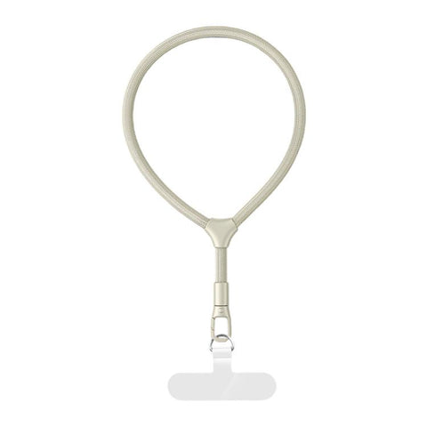 Racket Shape 7mm Polyester Rope with Gasket Adjustable Phone Wrist Lanyard