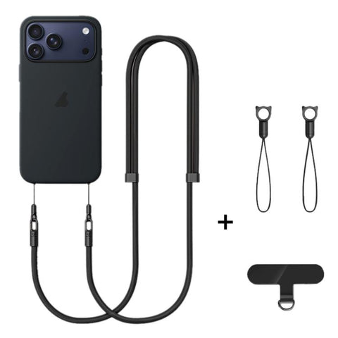 XDcase Double Buckle Adjustable Crossbody Mobile Phone Lanyard