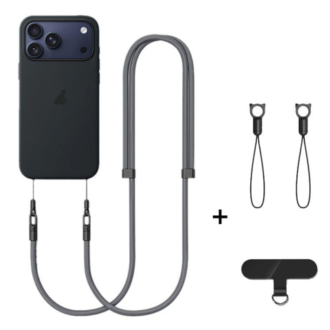 XDcase Double Buckle Adjustable Crossbody Mobile Phone Lanyard