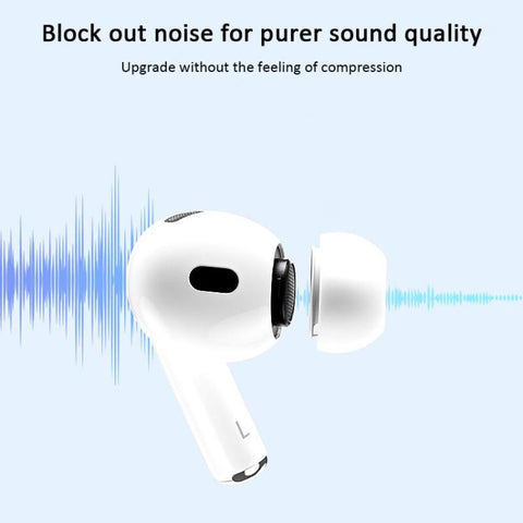 XDcase 3 Pairs Silicone Earplugs with Pressure Relief Holes L / M / S Size, L / M / S