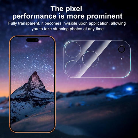 XDcase Transparent Integrated Tempered Glass Camera Film, For iPhone 17 Pro Max, For iPhone 17 Pro, For iPhone 17, For iPhone Air, For iPhone 16 Pro / 16 Pro Max, For iPhone 16 / 16 Plus, For iPhone 15 Pro / 15 Pro Max, For iPhone 15 / 15 Plus         ...