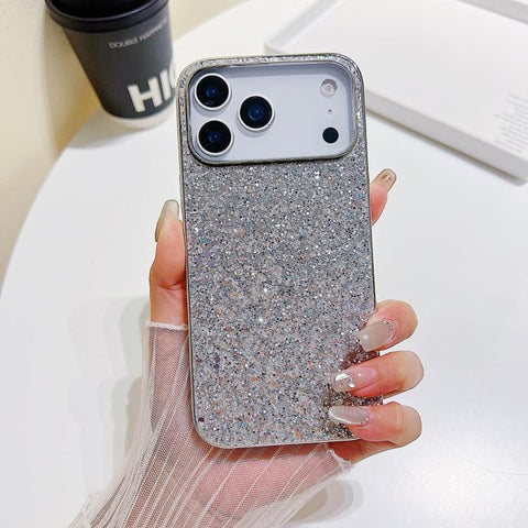 Glitter Powder Shockproof TPU Phone Case, For iPhone 18 Pro, For iPhone 18 Pro Max, For iPhone 17 Pro Max, For iPhone 17 Pro, For iPhone 17, For iPhone Air