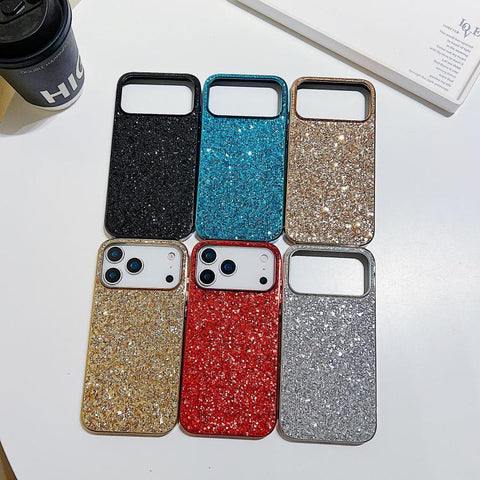 Glitter Powder Shockproof TPU Phone Case, For iPhone 18 Pro, For iPhone 18 Pro Max, For iPhone 17 Pro Max, For iPhone 17 Pro, For iPhone 17, For iPhone Air