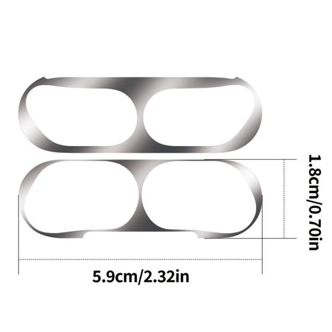 Wireless Earphone Protective Case Metal Sticker, For Apple AirPods Pro 3