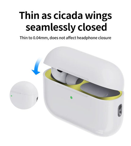Wireless Earphone Protective Case Metal Sticker, For Apple AirPods Pro 3