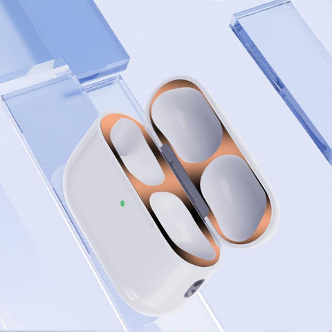 Wireless Earphone Protective Case Metal Sticker, For Apple AirPods Pro 3