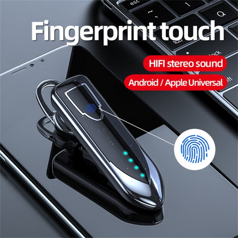 ME-3 Bluetooth 5.0 Business Style Touch Switch Bluetooth Earphone