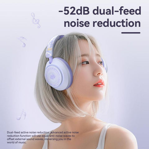 GT-3 Wireless Bluetooth Stereo ANC Gaming Music Headphone, GT-3