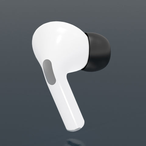 6 Pairs Wireless Earphone Replaceable Silicone Ear Cap Earplugs for AirPods Pro, with Storage Box, Silicone White