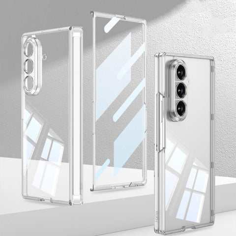 GKK Integrated Magnetic Folding Transparent Phone Case, For Galaxy Z Fold8 5G, For Galaxy Z Flip8 5G, For Samsung Galaxy Z Fold7 5G