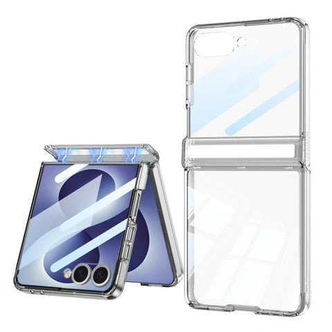 GKK Integrated Magnetic Folding Transparent Phone Case, For Galaxy Z Fold8 5G, For Galaxy Z Flip8 5G, For Samsung Galaxy Z Fold7 5G