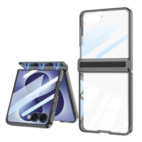 GKK Integrated Magnetic Folding Transparent Phone Case, For Galaxy Z Fold8 5G, For Galaxy Z Flip8 5G, For Samsung Galaxy Z Fold7 5G