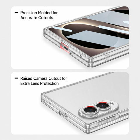 GKK Integrated Magnetic Folding Transparent Phone Case, For Galaxy Z Fold8 5G, For Galaxy Z Flip8 5G, For Samsung Galaxy Z Fold7 5G
