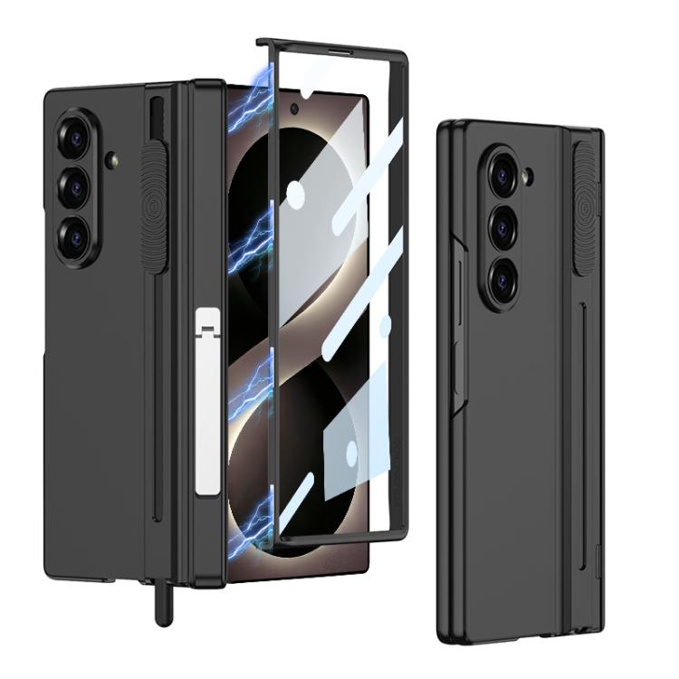 GKK Integrated Magnetic Folding Hinge Adjust Gear Phone Case with Pen Slots & Stylus, For Galaxy Z Fold8 Ultra 5G, For Samsung Galaxy Z Fold7 5G