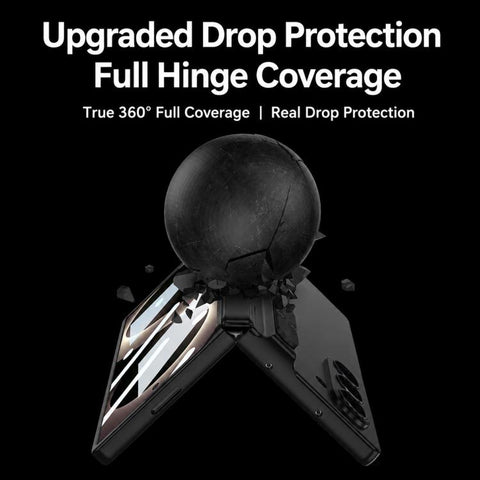 GKK Integrated Magnetic Folding Hinge Adjust Gear Phone Case with Pen Slots & Stylus, For Galaxy Z Fold8 Ultra 5G, For Samsung Galaxy Z Fold7 5G
