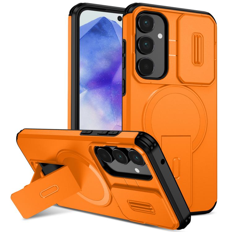 Sliding Camshield MagSafe Holder Phone Case, For Samsung Galaxy A55 5G, For Samsung Galaxy A35 5G, For Samsung Galaxy A25 5G