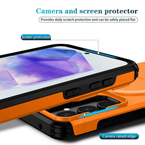 Sliding Camshield MagSafe Holder Phone Case, For Samsung Galaxy A55 5G, For Samsung Galaxy A35 5G, For Samsung Galaxy A25 5G