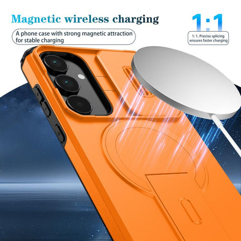 Sliding Camshield MagSafe Holder Phone Case, For Samsung Galaxy A55 5G, For Samsung Galaxy A35 5G, For Samsung Galaxy A25 5G