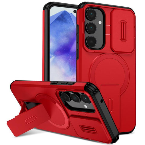 Sliding Camshield MagSafe Holder Phone Case, For Samsung Galaxy A55 5G, For Samsung Galaxy A35 5G, For Samsung Galaxy A25 5G