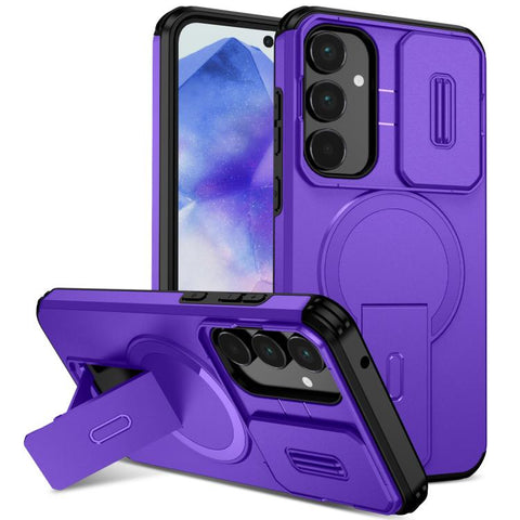 Sliding Camshield MagSafe Holder Phone Case, For Samsung Galaxy A55 5G, For Samsung Galaxy A35 5G, For Samsung Galaxy A25 5G
